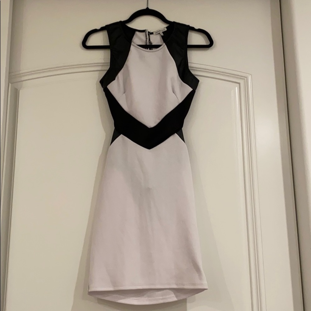 Black and white Charlotte Russe cocktail dress